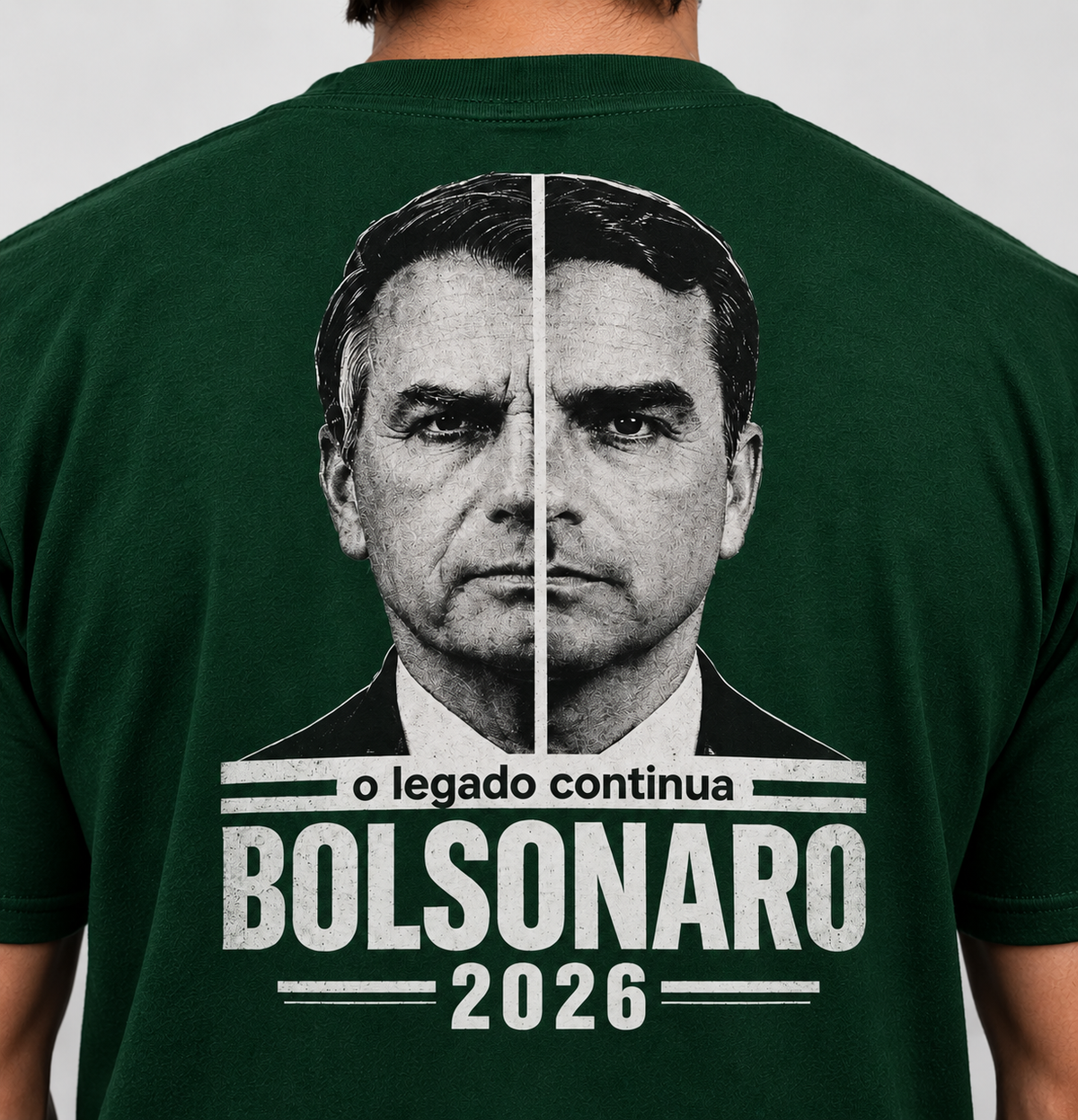 Camisa o Legado Continua Bolsonaro e Flávio / 2026