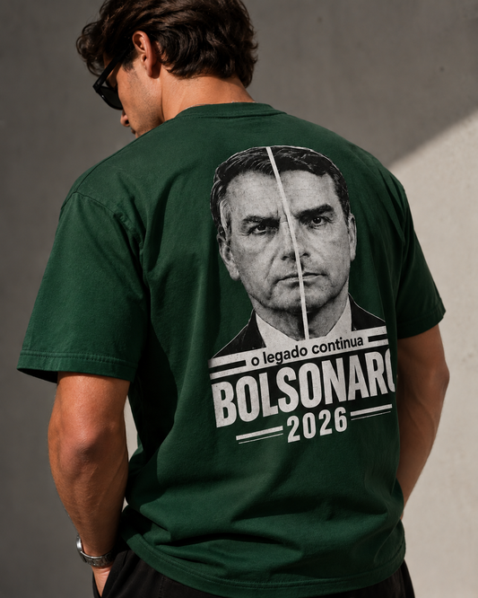 Camisa o Legado Continua Bolsonaro e Flávio / 2026