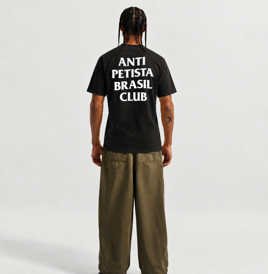 Camisa Preta Anti Petista Brasil Club