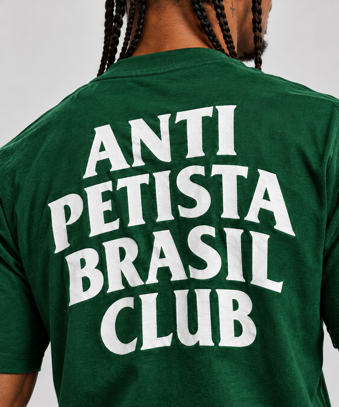 Camisa Preta Anti Petista Brasil Club