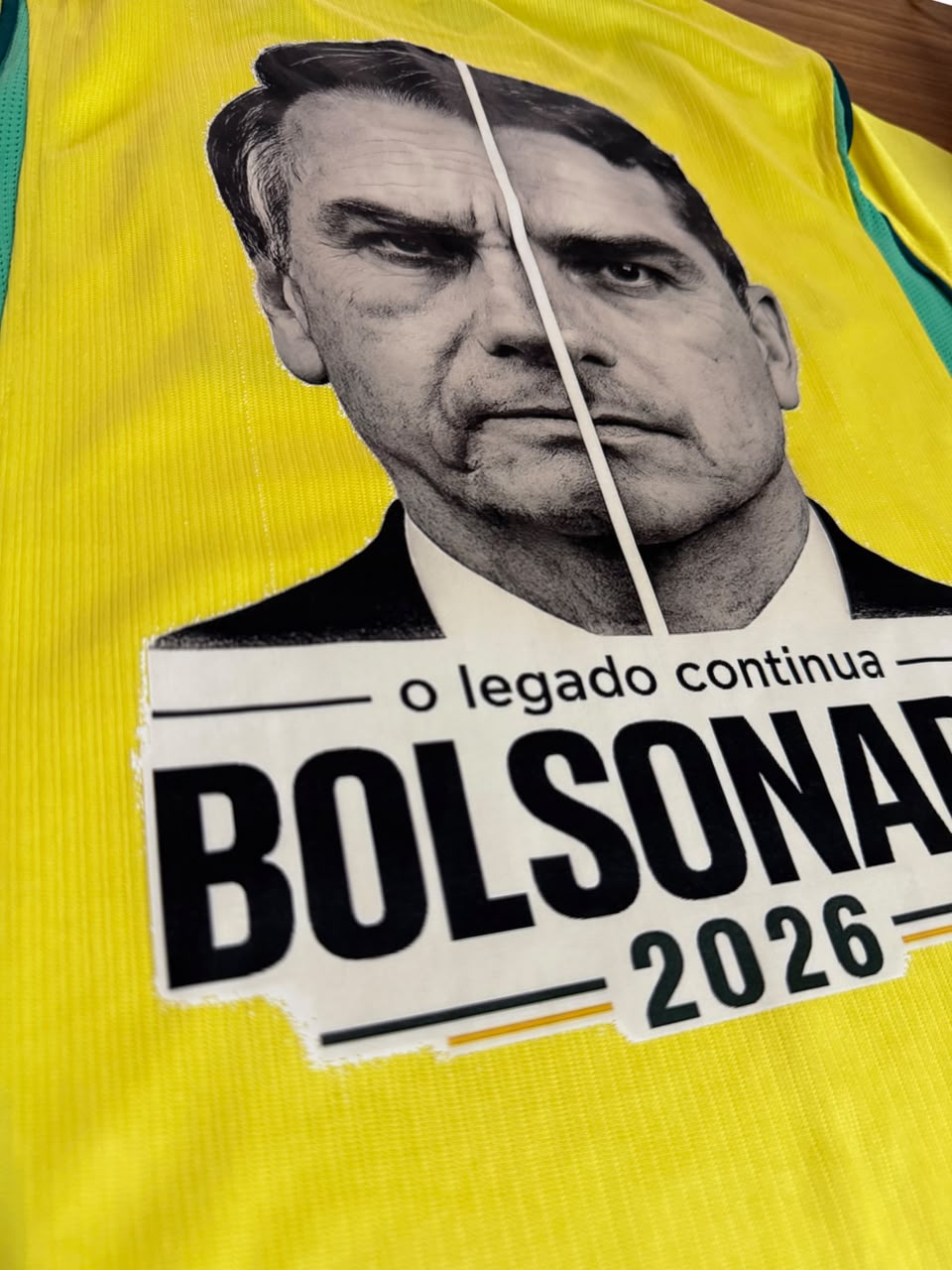 Camisa O Legado Continua Bolsonaro e Flávio